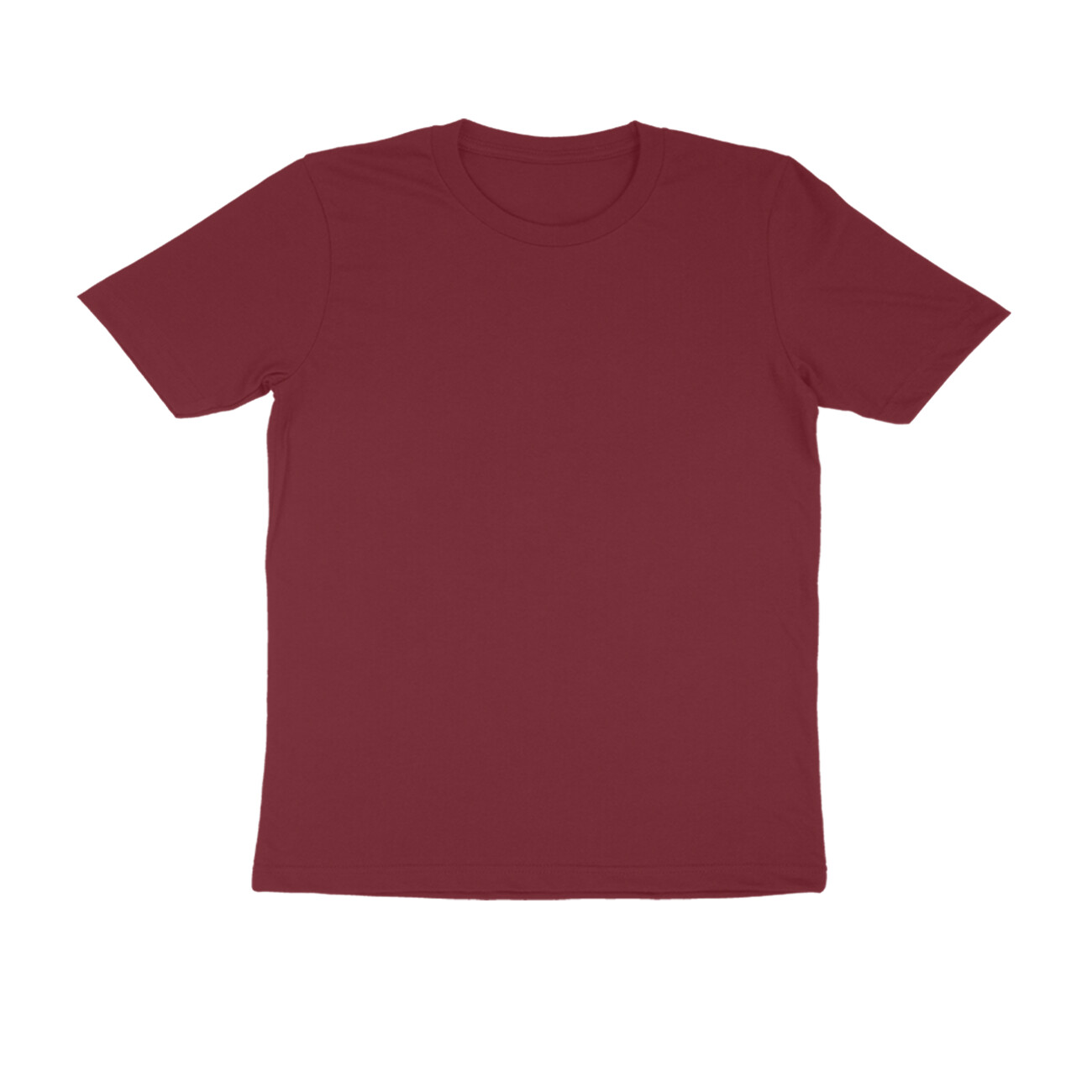 Maroon Solid T-shirt - Printed T-shirts, Hoodies, Sweatshirts & More!